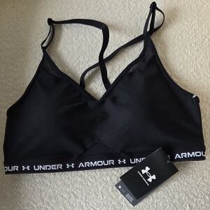 Under Armour Black Strappy Sports Bra